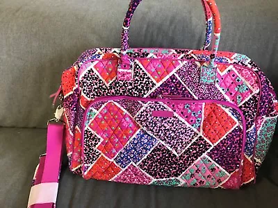 Vera Bradley Modern Medley Weekender Travel Bag New $98 Retail #15719-H91 • $79.95