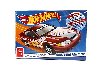 Hot Wheels 1996 Ford Mustang GT Snap-Together Model Kit 1/25 Scale AMT1298M/12 • $23.95