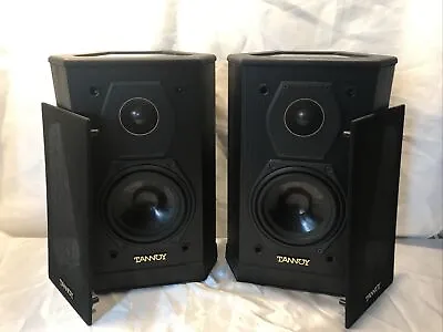 Vintage Pair Tannoy 603 Bi Wire Bookshelf Speakers & Dust Covers - Working • £124.99