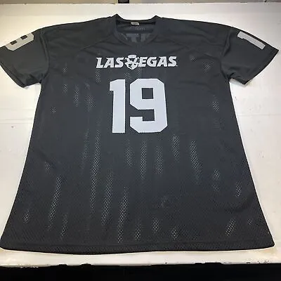 RAIDERS LAS VEGAS AVIATORS MINOR LEAGUE BASEBALL FOOTBALL JERSEY Mens XL Black  • $16.99