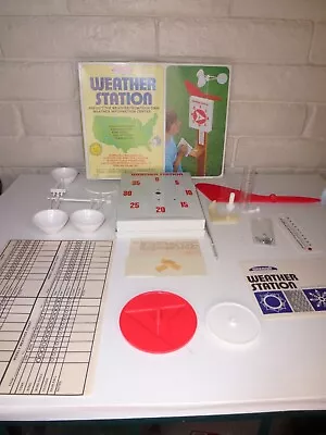 Vintage Skilcraft Weather Station 1977 - Youth Kit Complete With Instructions • $49.45