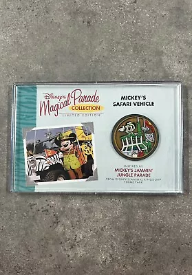 Disney Magical Parade Collection LE Mickey's Safari Vehicle Medallion #0437 • $25