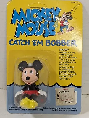 Vintage Zebco Mickey Mouse Catch ‘em Bobber NOS • $7.99