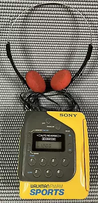 Sony Sports Walkman WM-FS191 Vintage Cassette Player Radio Vintage/Rare! TESTED • $24.95