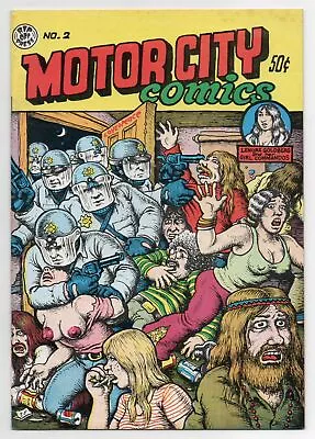 MOTOR CITY COMICS #2 (1970) VF- R. Crumb 3rd Printing Rip Off Press  • $14.50