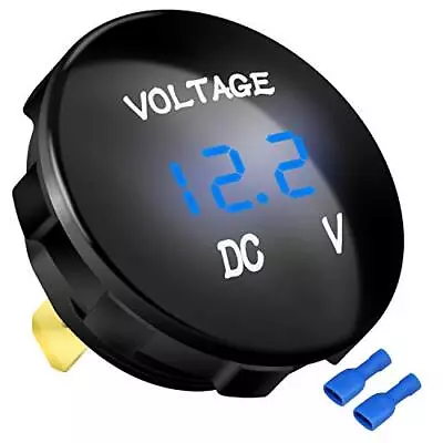 DC 12V 24V Display Automotive Replacement Voltmeter Gauge 12 Volt 24 Volt 36 ... • $13.95