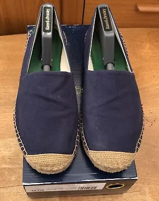 Polo Ralph Lauren Espadrilles Shoes (SIZE 42/8) Mooretown-sc-cal Navy  RRP £76 • £20