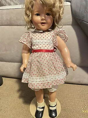 Vintage Rare Composition Shirley Temple 18” Doll • $250