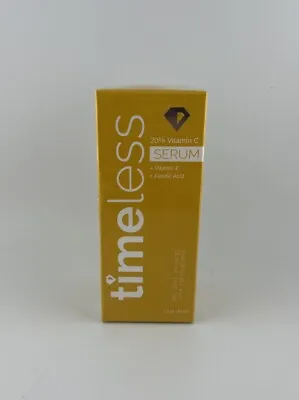 Timeless Skin Care 20% Vitamin C + E Ferulic Acid Serum 1 Oz/30 Ml NEW • $8.99