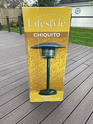 £25 • Buy Green Table Top Patio Heater Gas