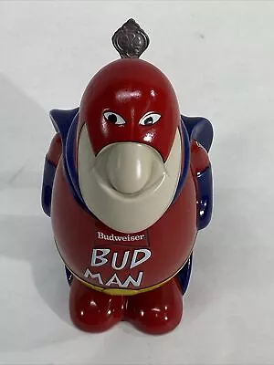 Vintage Budweiser 1989 Bud Man Beer Stein Man Cave Desk Office Den Ceramic • $15.50