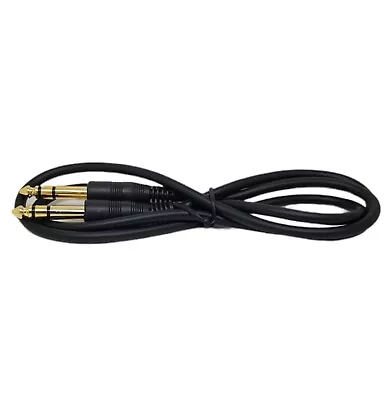 6.35 To 6.35 Stereo Jack Cable 1/4 Inch Jack To Jack Male To Male Audio Lead NEW • £4.49