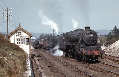 Colour Rail Slide SC1441 LMS 5MT 44977 Carrbridge 1951 • £1.15