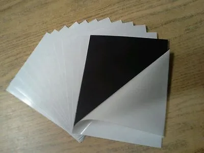 50  Self Adhesive  Flexible Magnetic Sheets 5 X 7 Inches   • $39