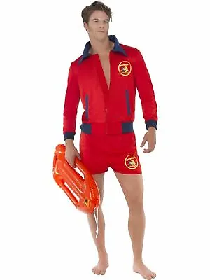 £38.98 • Buy Baywatch Lifeguard Mens Fancy Dress Stag Party Costume Outfit Adult Sexy 80s TV