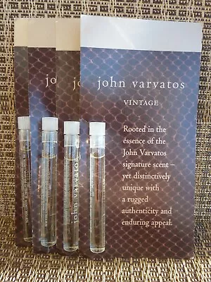 John Varvatos VINTAGE Edt Men's Cologne Fragrance Splash 4PC SET Travel Size NEW • $25.95