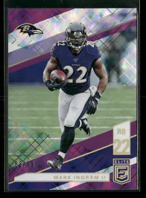 2019 Donruss Elite #54 Mark Ingram II Purple /99 • $1.79