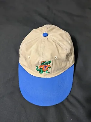 Vintage 80's Florida Gators RARE Adjustable Leather Strapback Cap Dad Hat USA • $22