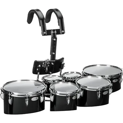 Sound Percussion Labs Birch Marching Sextets With Carrier 6/6/8/10/12/13 Black • $439.99