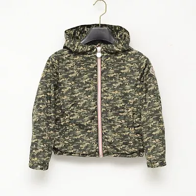 Kids Boys Moncler Adrien Camouflage Windbreaker Jacket Bomber Size 5 Years • $195