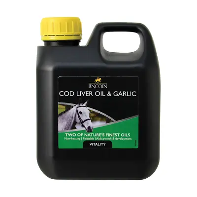 Lincoln Cod Liver Oil & Garlic - 1 Litre • £14.55