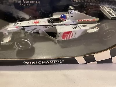 2001 Jacques Villeneuve #10 Lucky Strike Minichamps 1:18 Scale Formula 1 Diecast • $124.95