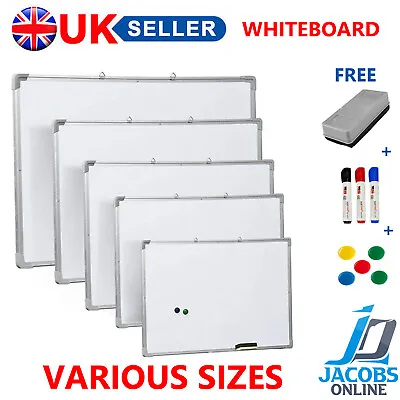 £9.54 • Buy Magnetic Whiteboard Notice White Board Mini Small Large Office Home School Memo
