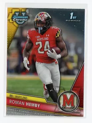 2023 Bowman University Chrome Roman Hemby #32 1st Bowman Maryland Terrapins • $1.50