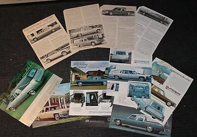 1977 1978 Vintage Hearse Specifications Previews Articles Miller Superior S&S • $25
