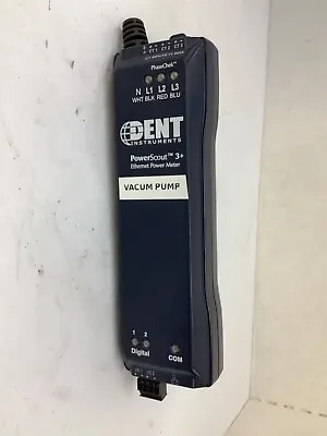 $75 • Buy Dent Instruments Power Scout 3+ Enthernet Power Meter Vacum Pump 