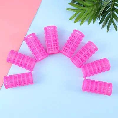 8 Pcs   Hair Rollers Women Hair Rollers Hair Rollers Set Plastic Hair Rollers U • £7.31