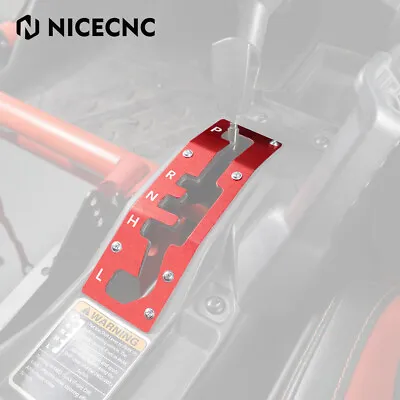 NICECNC Shifter Shift Plate Gate Panel Aluminum For Can-am Maverick X3 2017-2021 • $14.99
