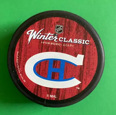 Montreal Canadiens Winter Classic 2016 Licensed Souvenir Hockey Puck • $6.99