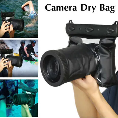 20m Underwater Housing Case Dry Bag Pouch Accessory For Canon SLR DSLR Camera F3 • £20.49