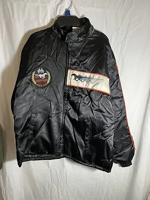 RARE 1979 Vtg INDY 500 MUTSTANG COBRA PACE CAR Mens Winter Jacket Coat Read • $127.49