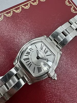 Cartier Roadster Silver Women's Stainless Steel Bracelet Watch - 5200 • $2495