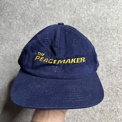 Vintage THE PEACEMAKER Dreamworks Cap Snapback Hat 1997 Film Cast Crew RARE • $30