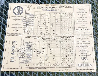 $529.99 • Buy 1939 World Series New York Yankees V Cincinnati Reds Crosley Field Scorecard Pic