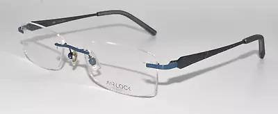 New Eyeglasses Marchon Airlock Love Always 101 418  Blue 49-18-135 Unisex • $19.99