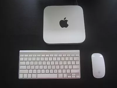 Apple Mac Mini A1347 HIGH SIERRA 4GBRAM 500GBHD W/PwrCord Mouse Keyboard - WORKS • $111.31