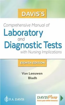 Davis's Comprehensive Manual Of Laboratory And Diagnostic Tests With Nursing... • $5.94