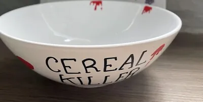 Hand Painted Personalised Cereal Killer Bowl Custom Any Name Cereal Killer • £9
