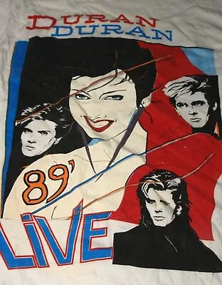 Duran Duran Big Live Thing White T-shirt Unisex S-5XL VN1903 • $23.99