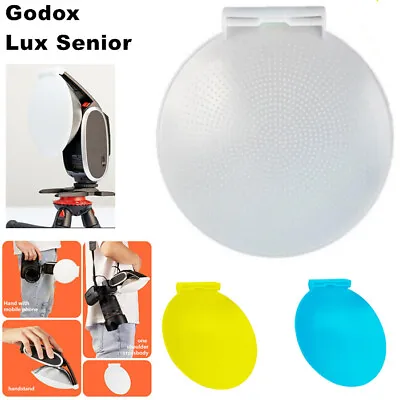 Colorful Flash Diffuser For Godox Lux Senior Retro Camera Flash Light Speedlite  • $10.90