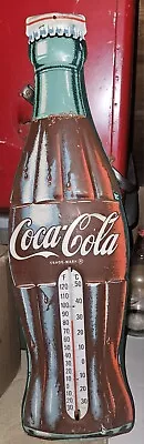 Coca Cola Bottle Thermometer Vintage • $40