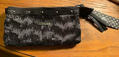 Miss Me Black Wallet With Black/Silver Sequins NWT Gorgeous! • $24.99