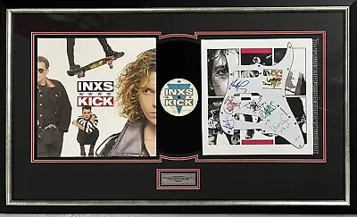 INXS Michael Hutchence +Beers +FarrissBros +Pengilly Signed Pickguard FRAMED COA • $1540.94