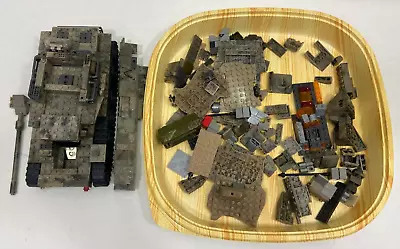 INCOMPLETE Mega Bloks Call Of Duty Heavy Armor Outpost Battle Tank & Some Parts • $59.99