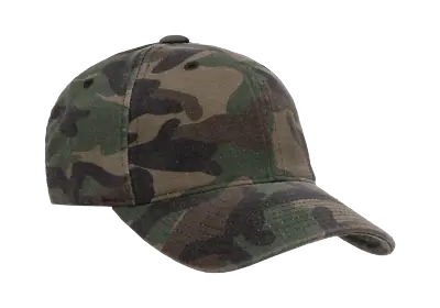 $13.99 • Buy Flexfit Garment Washed Camo Fitted Flex Fit Cap 6977CA Camouflage Baseball Hat