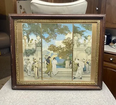 Rare Maxfield Parrish Triptych FLORETINE FETE 1915 Large • $150